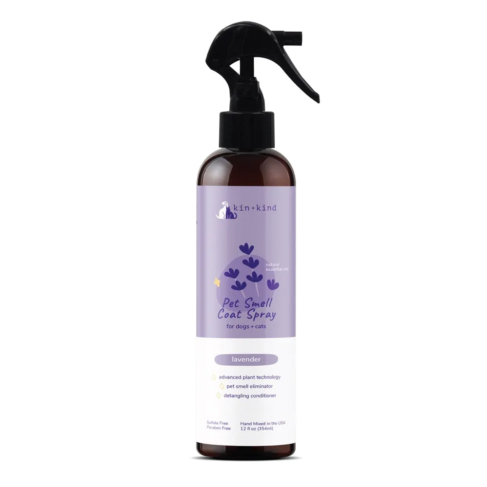 10% OFF: Kin Kind Pet Smell Lavender Coat Spray For Cats & Dogs 12oz