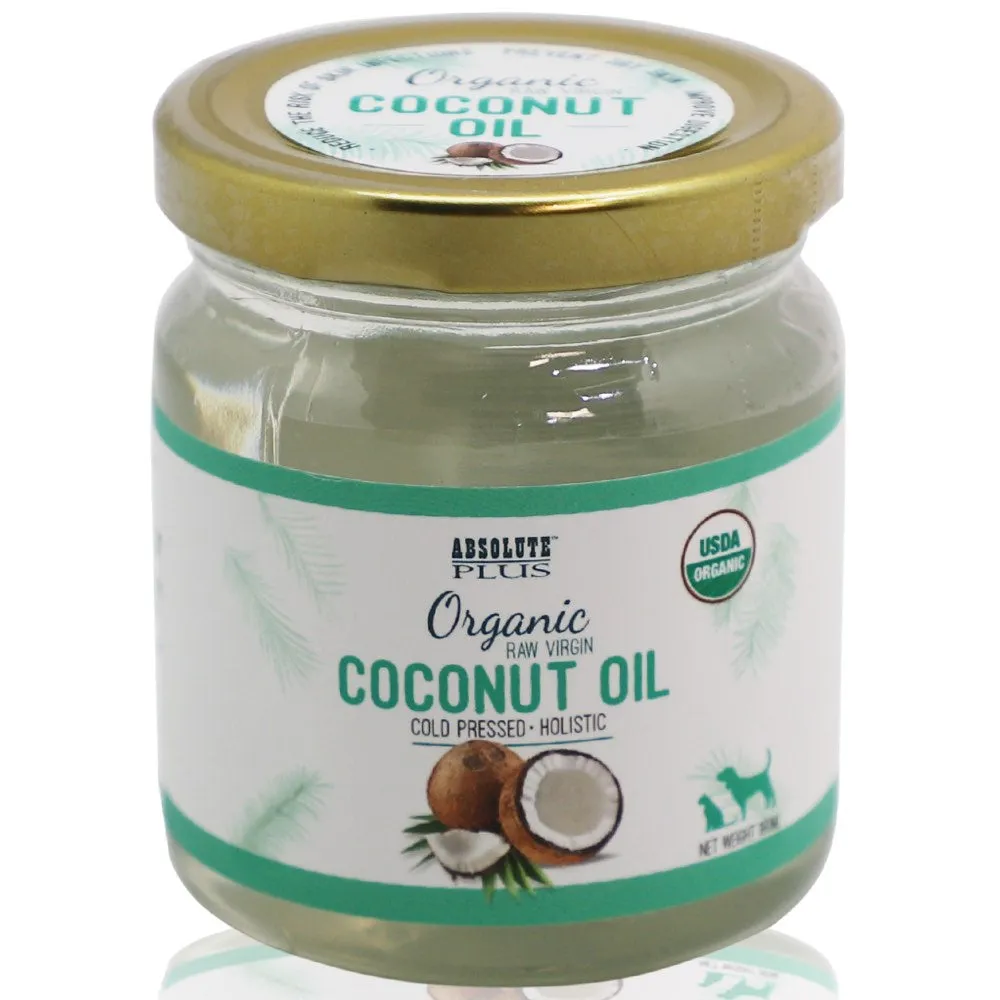 Absolute Plus Organic Raw Virgin Coconut Oil For Pets