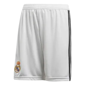 Adidas Real Madrid Home Kids-Boys Football Short White/Black