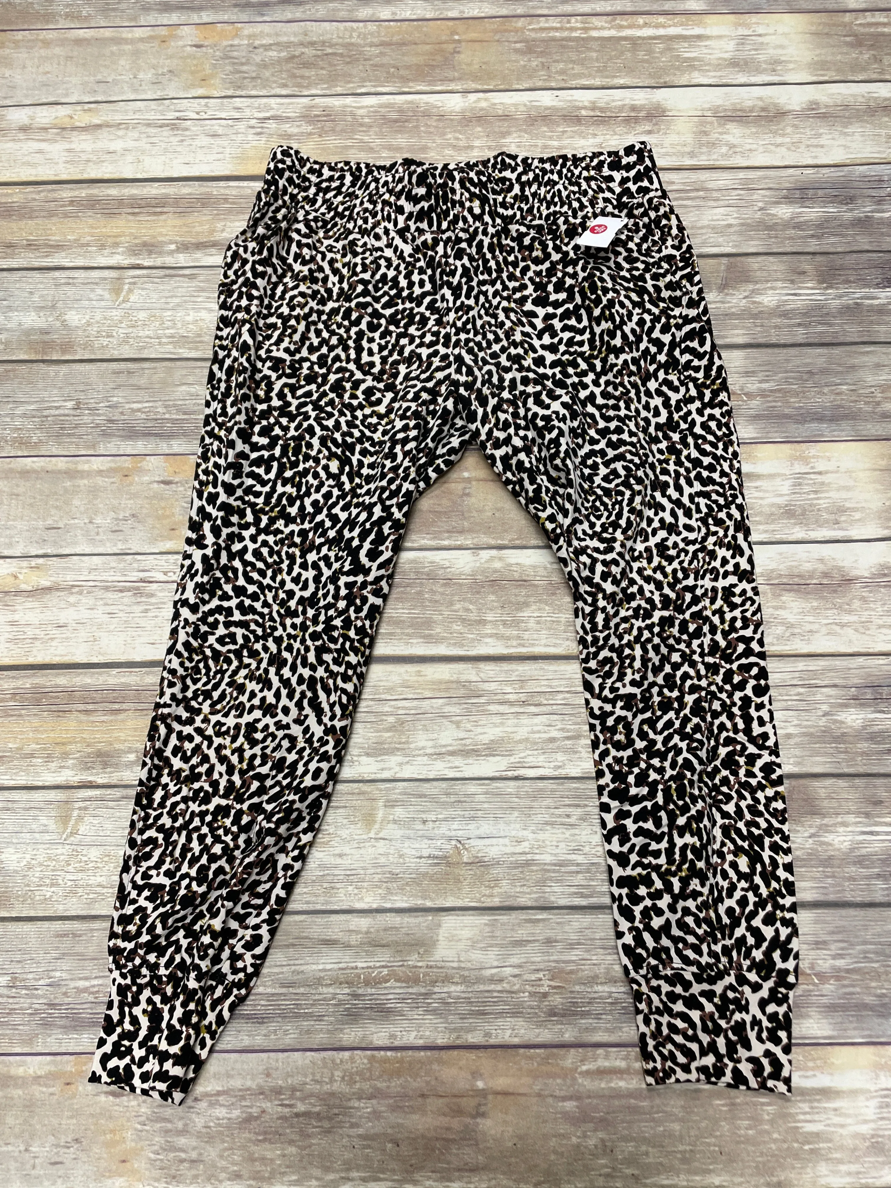 Animal Print Pants Joggers Cabi, Size L