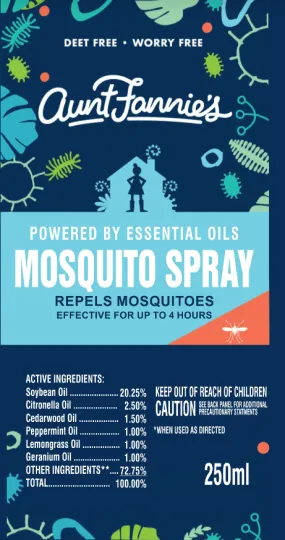 Aunt Fannie's Mosquito Spray | Organic Pest Control