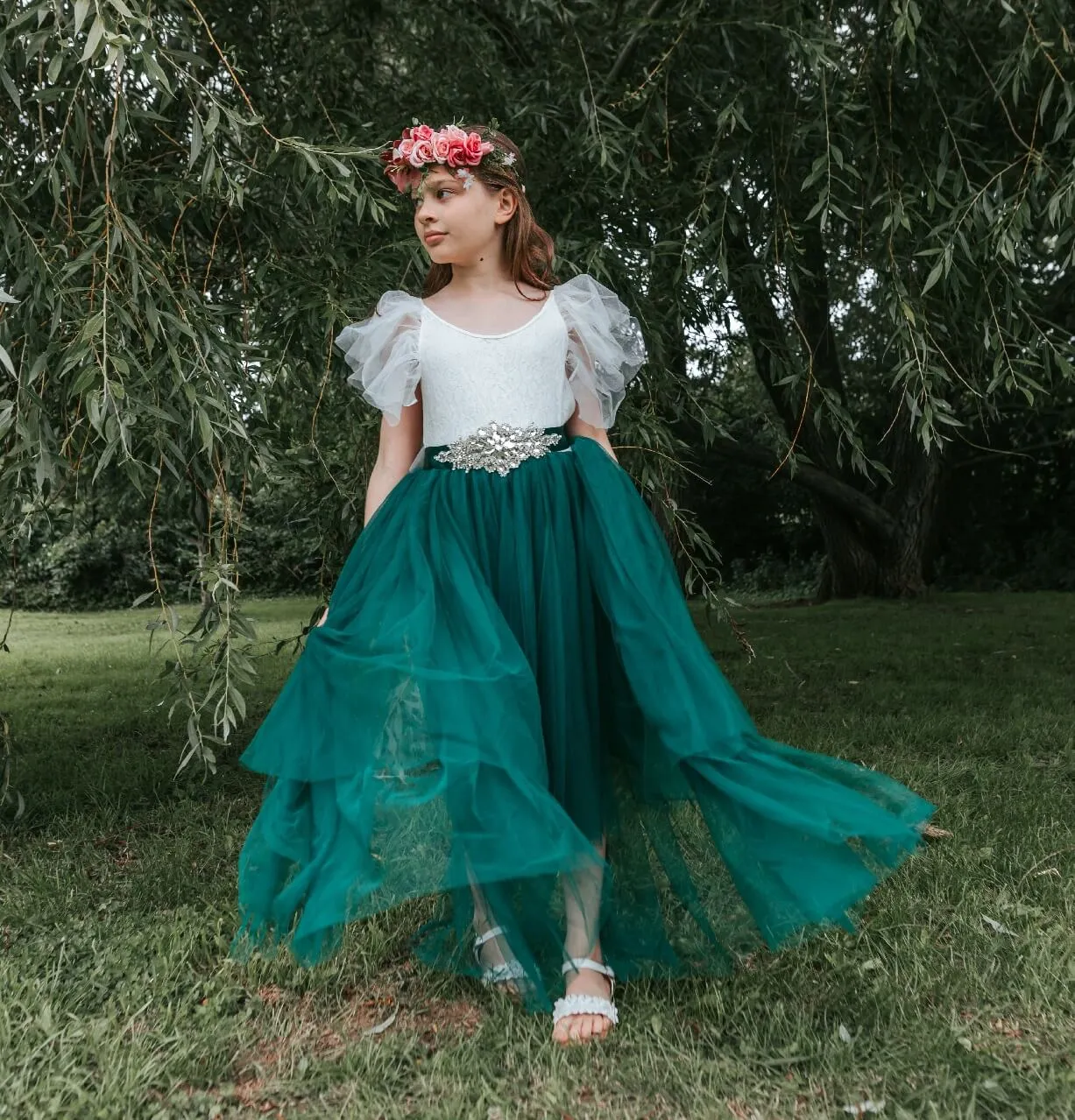 Bohemian Serendipity Dress - Hunter Green