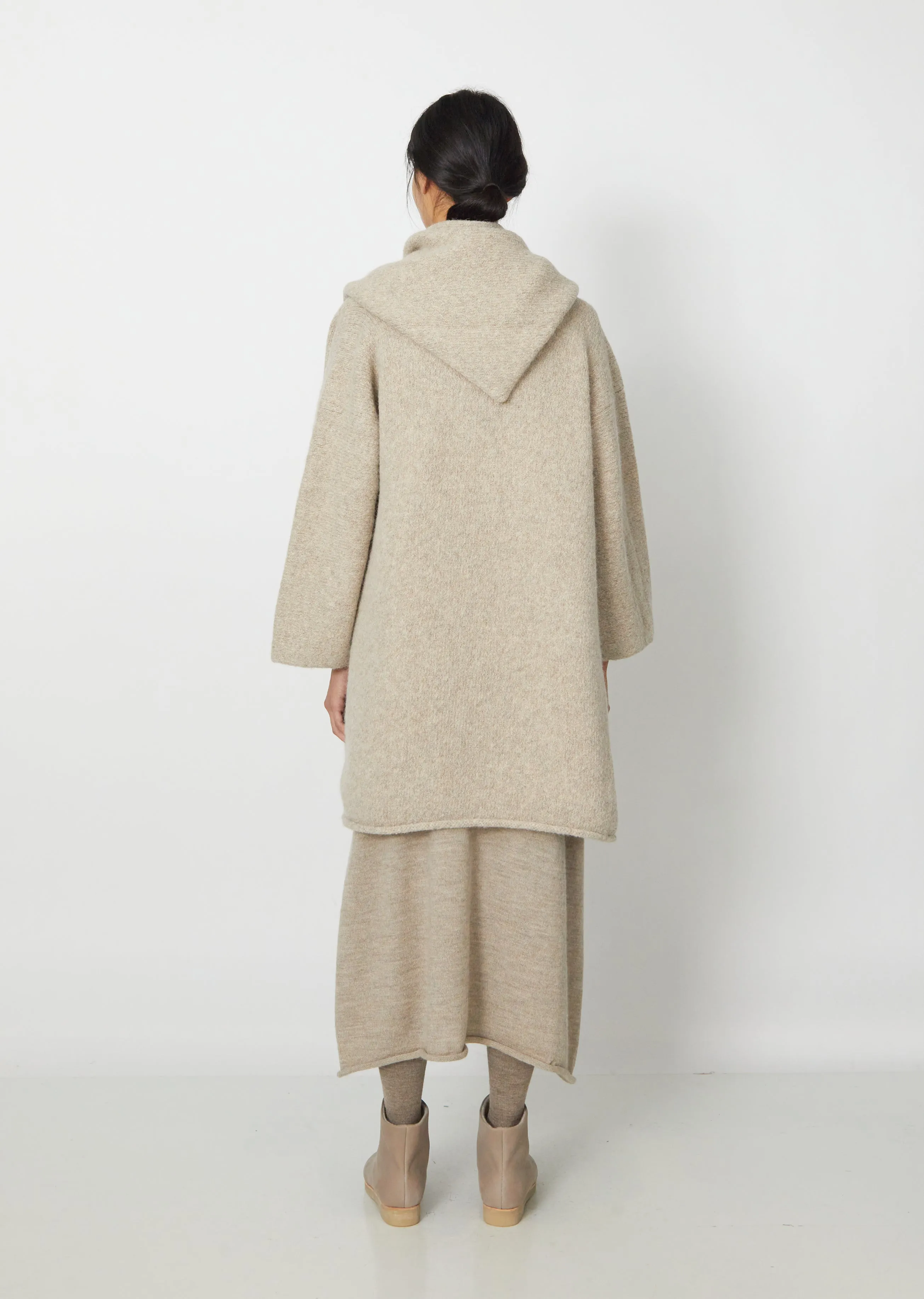 Capote Coat — Ecru