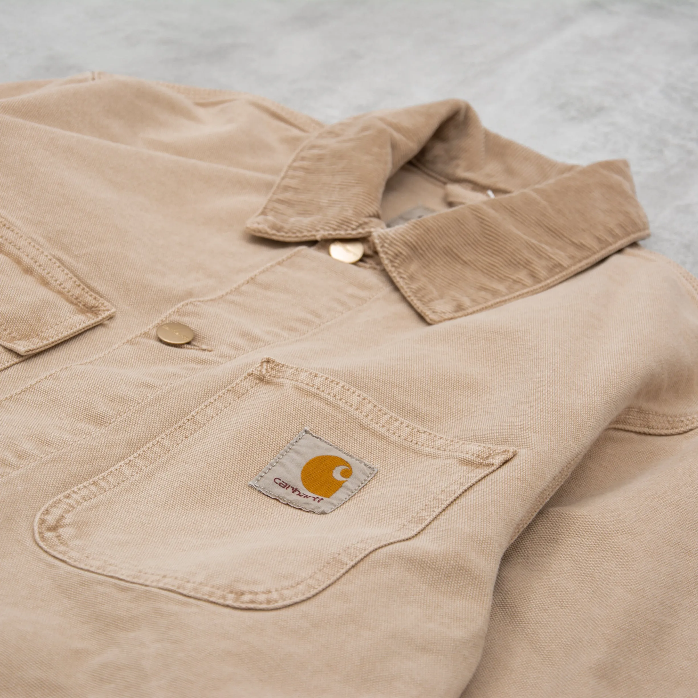 Carhartt WIP Michigan Faded Coat - Dusty H Brown