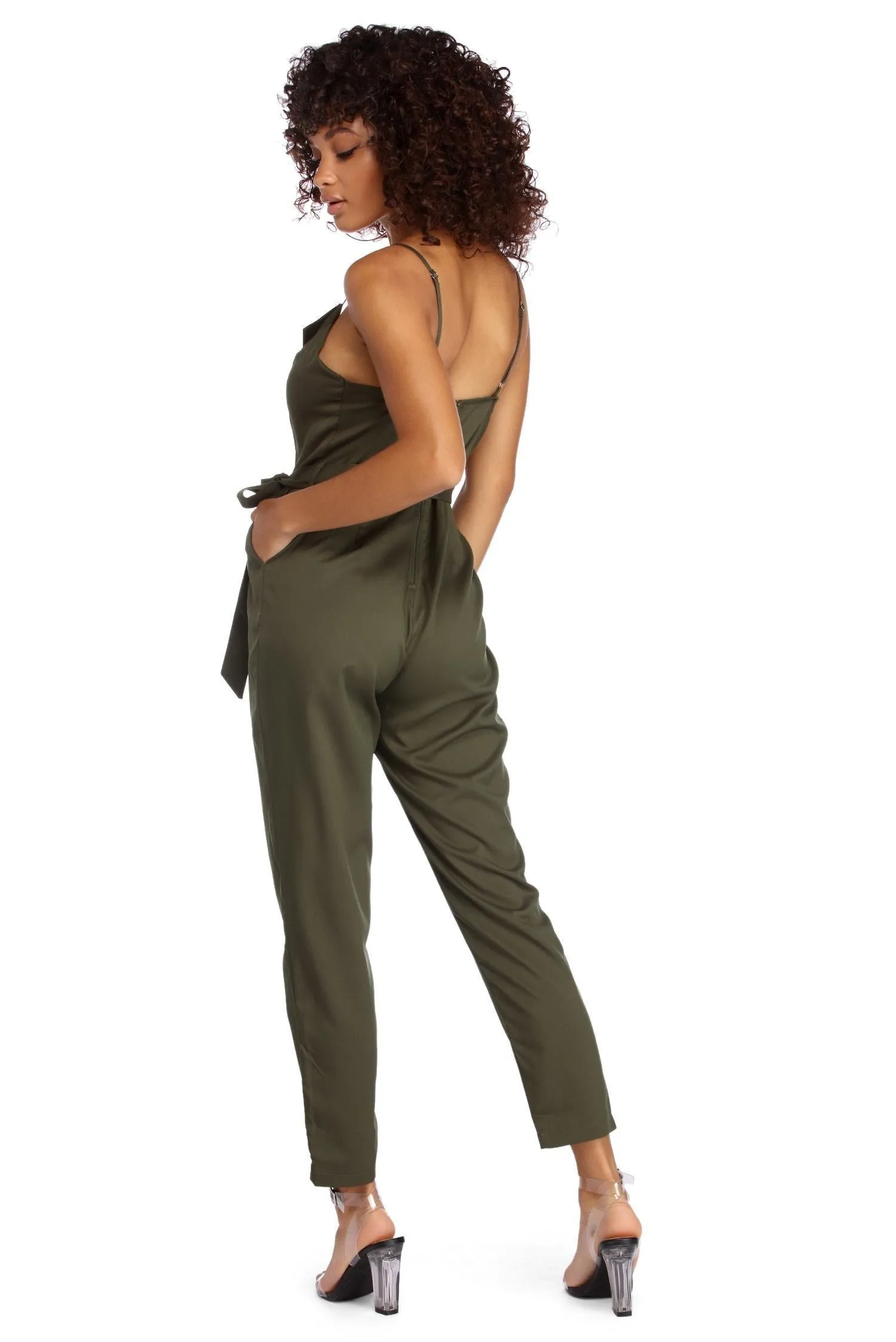 Classic Chic Tapered Jumpsuit