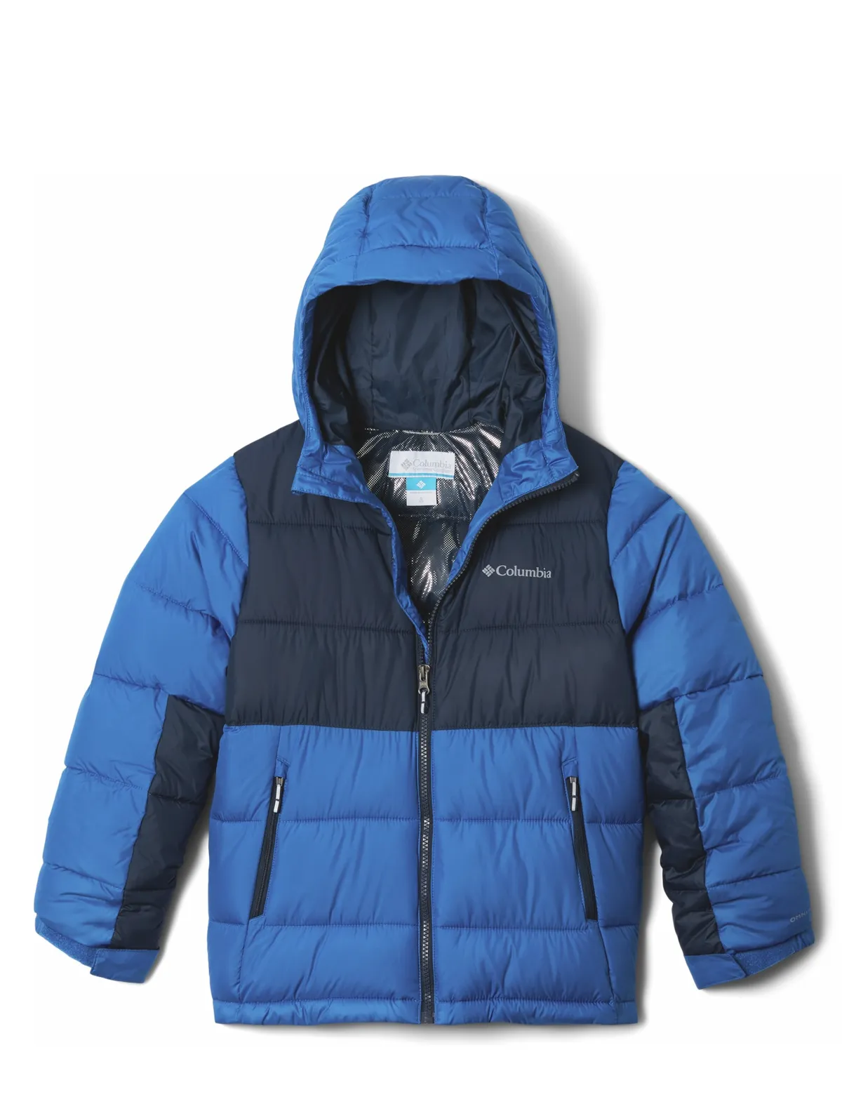 Columbia Men's Pike Lake II Hooded Jacket Mountain Blue/Collegiate Navy