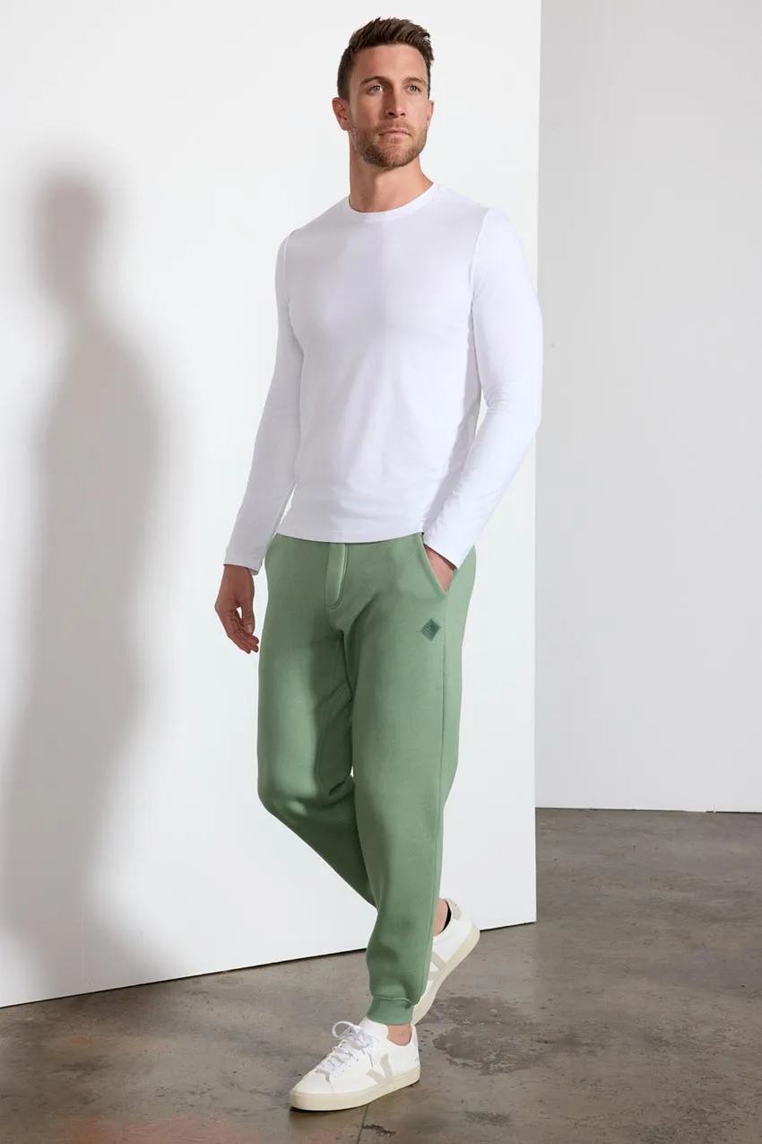 Comfort Men's Fleece Jogger - Hedge Green