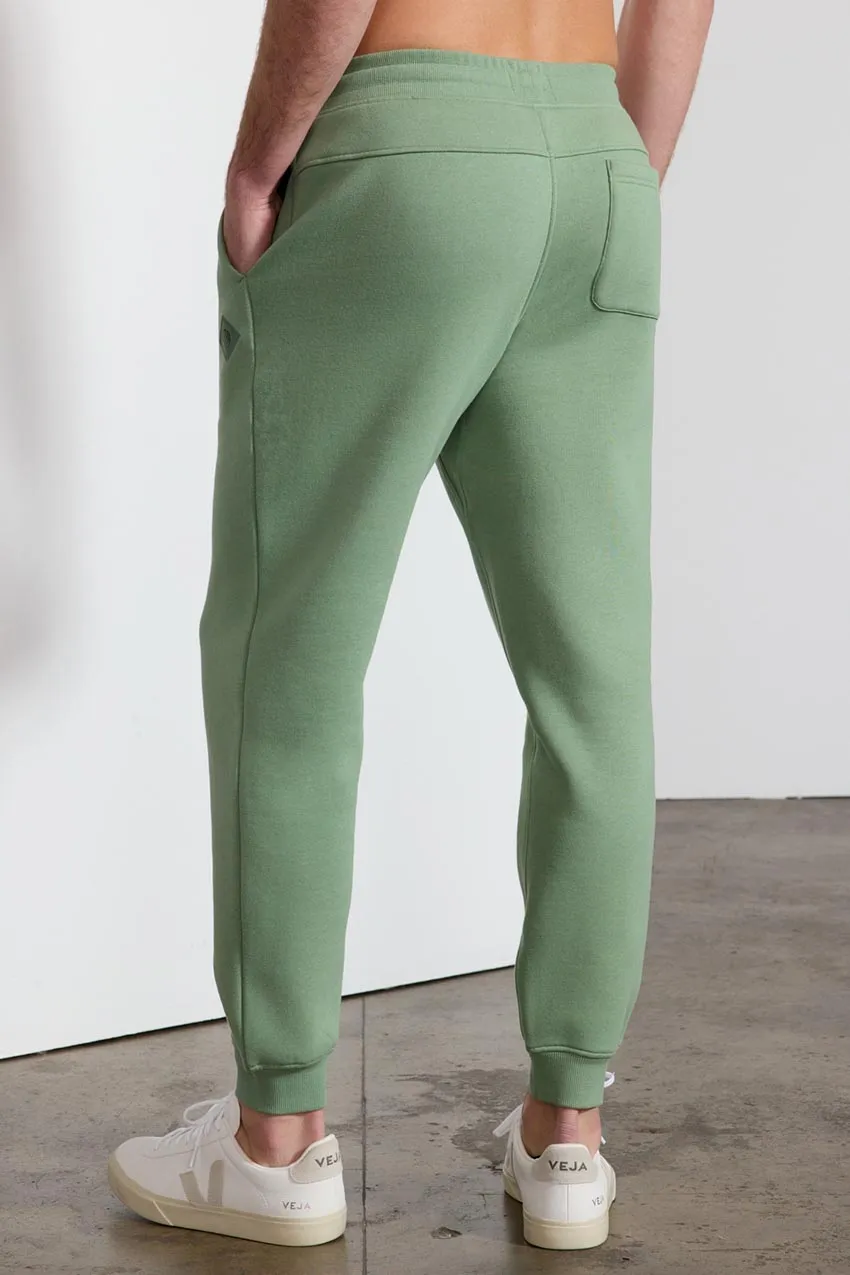 Comfort Men's Fleece Jogger - Hedge Green