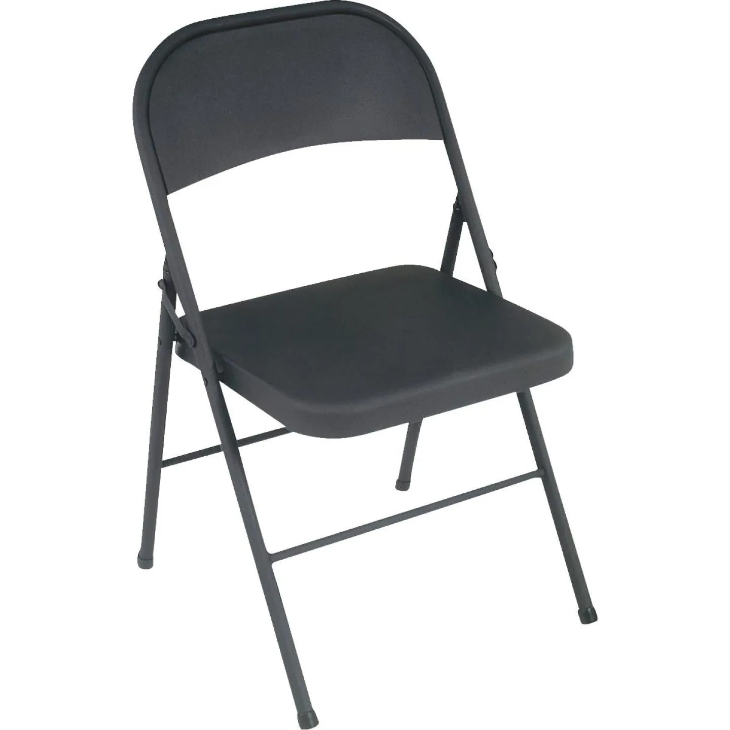 COSCO All Steel Folding Chair, Black