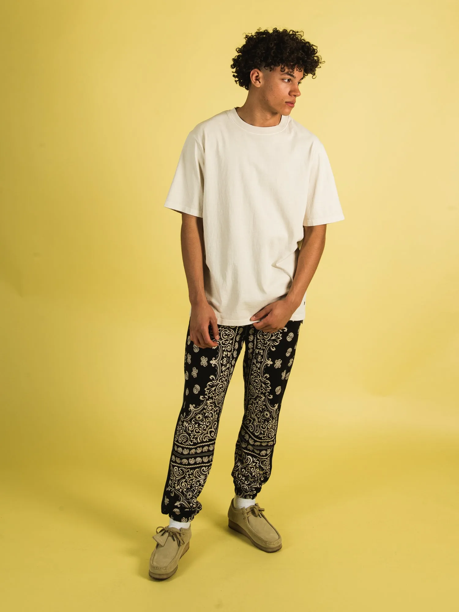 CROOKS & CASTLES PAISLEY AOP TRACK PANT