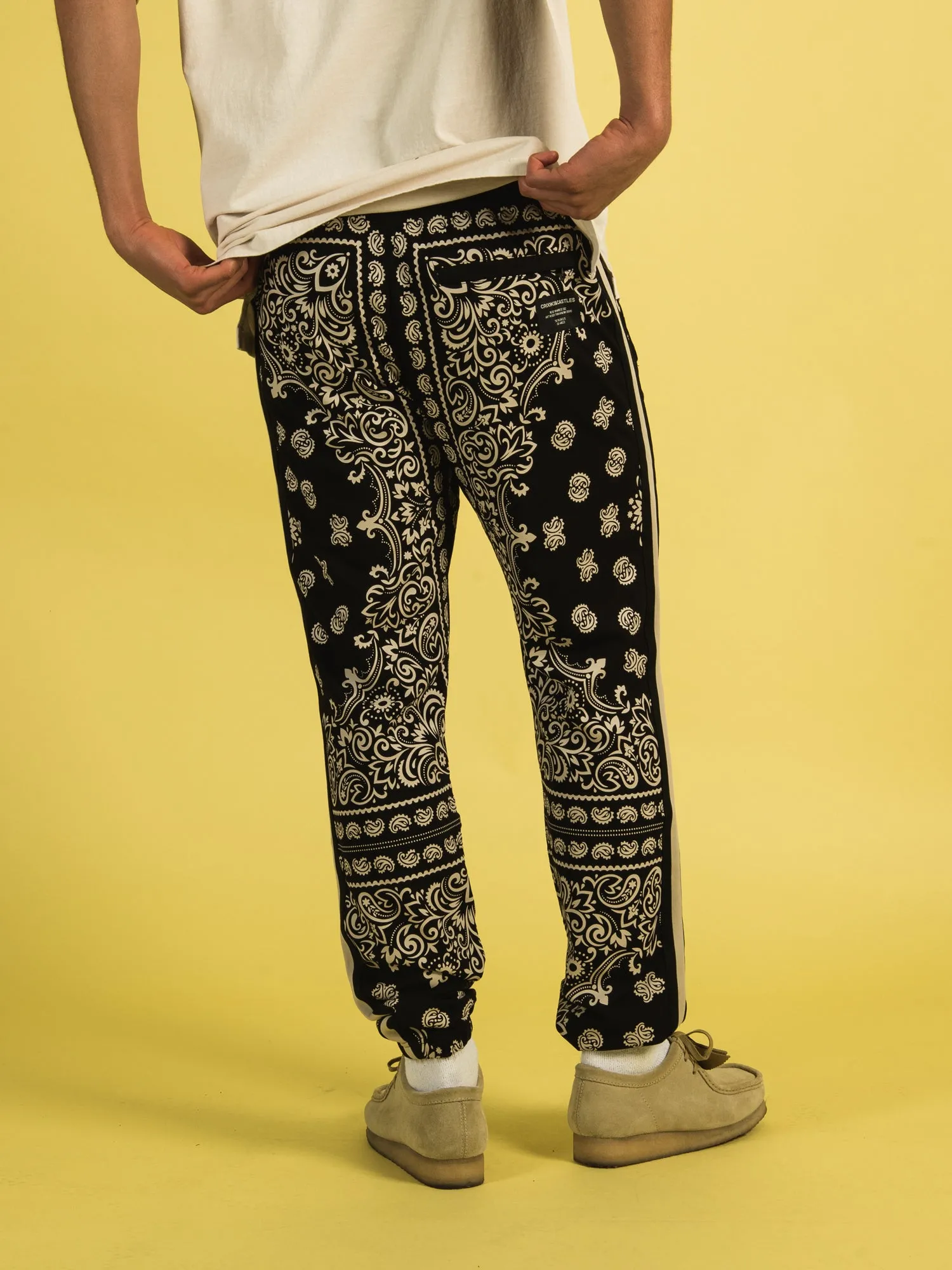 CROOKS & CASTLES PAISLEY AOP TRACK PANT