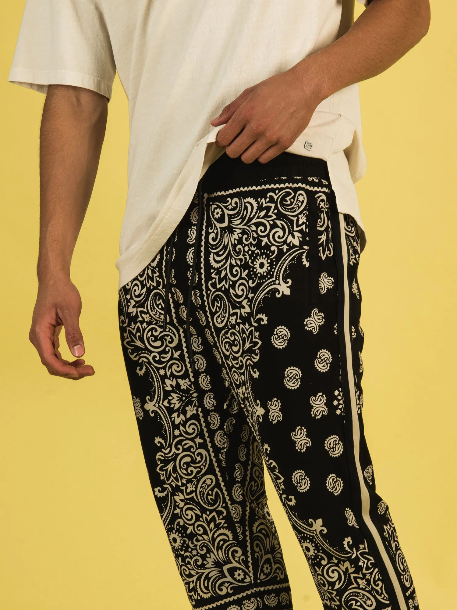 CROOKS & CASTLES PAISLEY AOP TRACK PANT