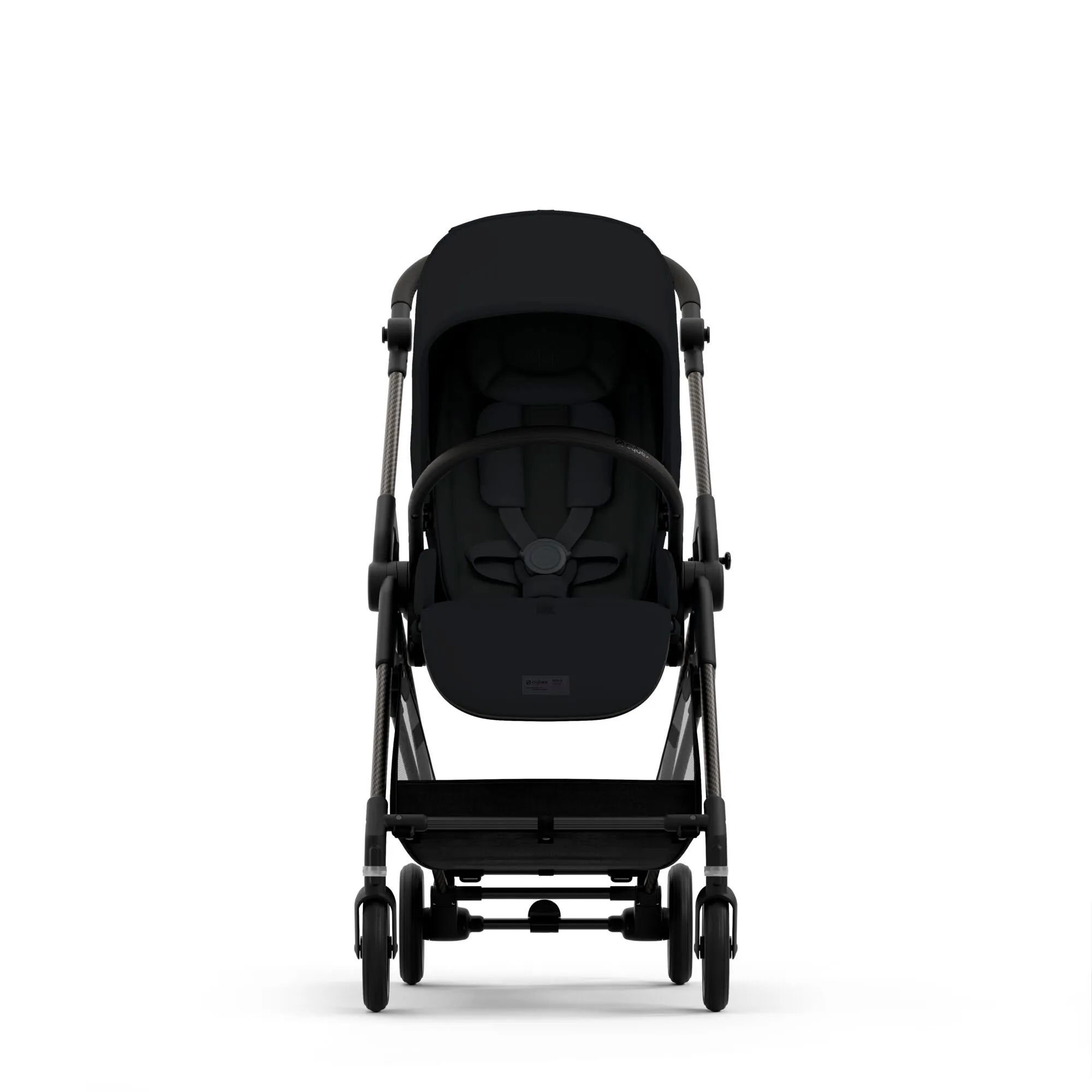 CYBEX Melio Carbon 3 Ultra Lightweight Stroller - Moon Black