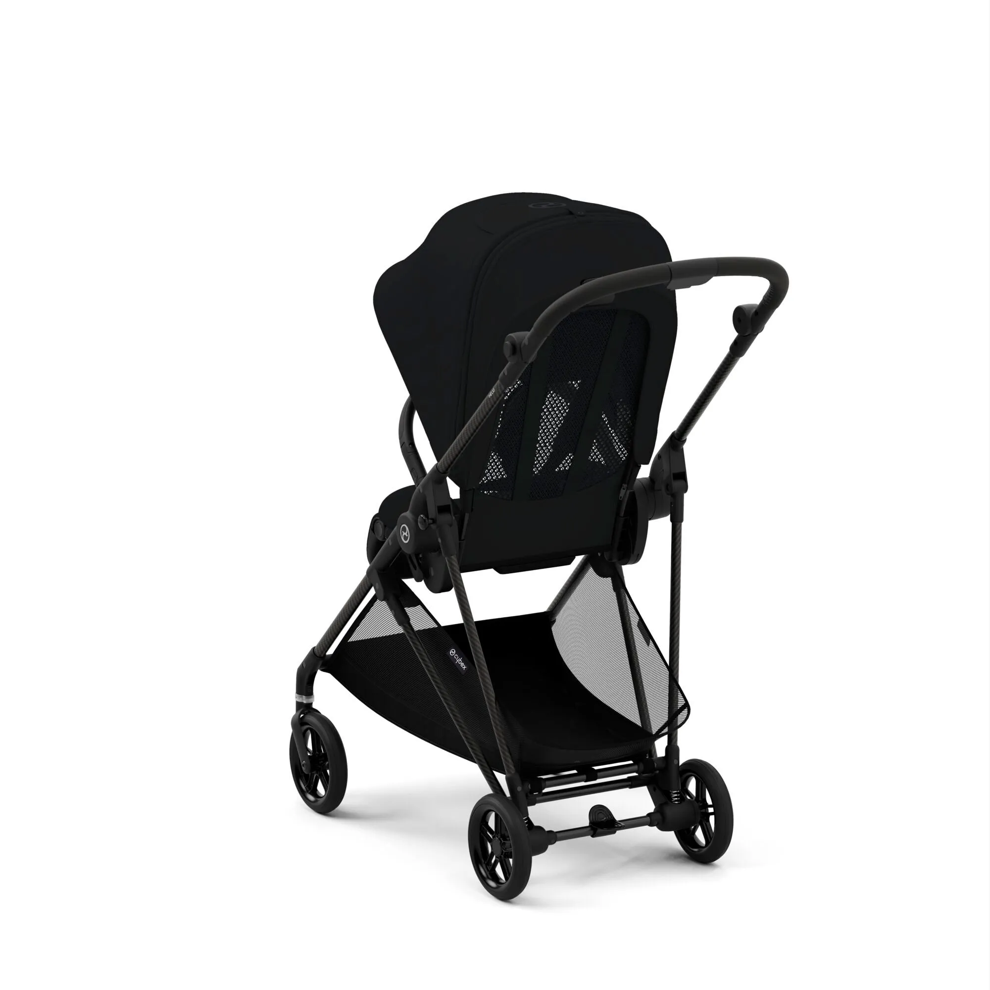 CYBEX Melio Carbon 3 Ultra Lightweight Stroller - Moon Black