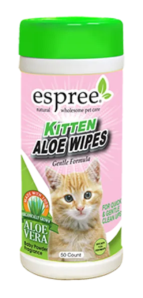 Espree Kitten Aloe Wipes 50ct