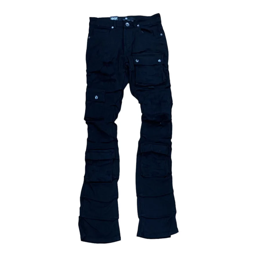 FOCUS: Distressed Stacked Denim 5226