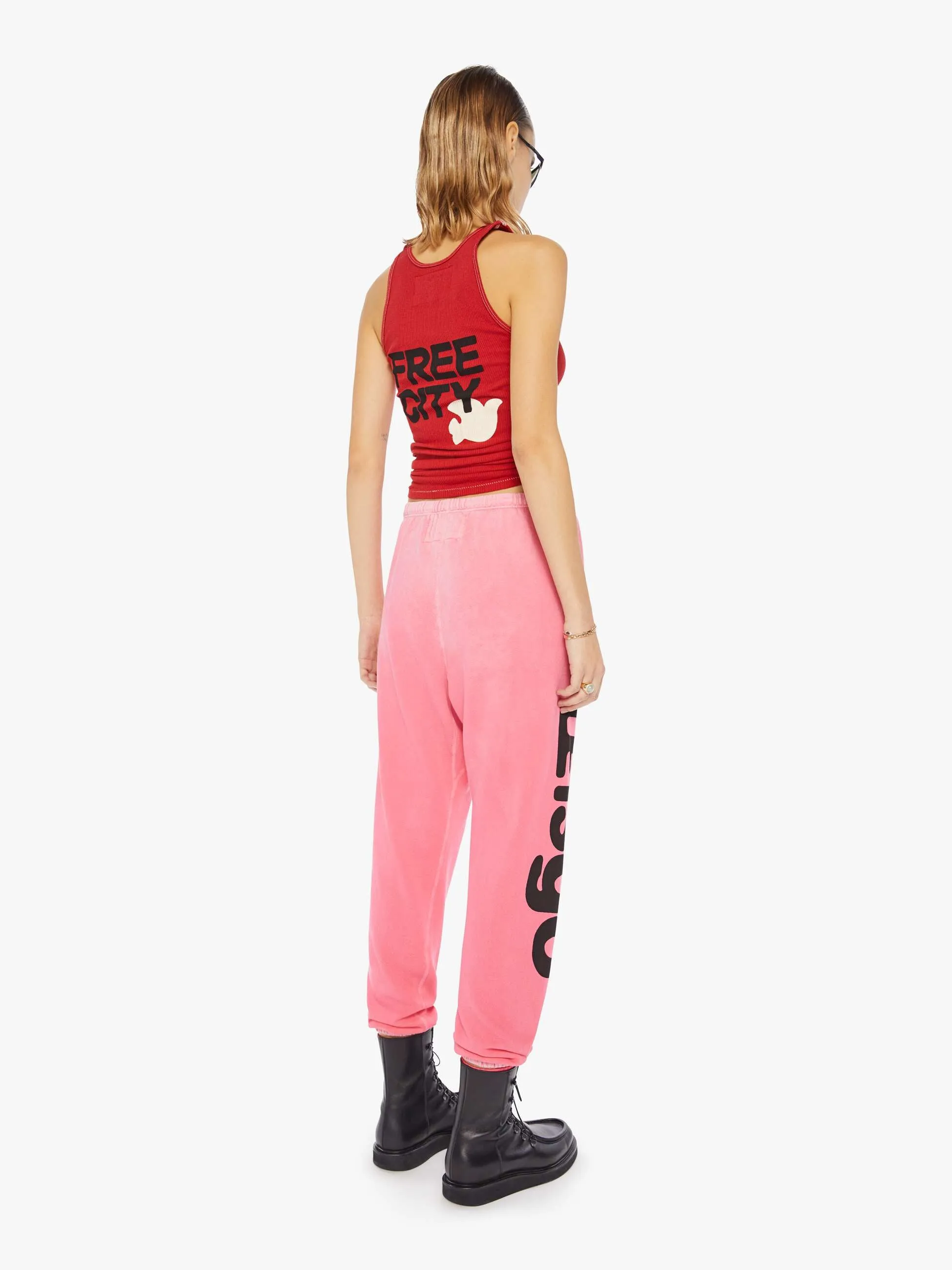 FREECITY LETSGO OG Superyumm Sweatpant - Pink Plant