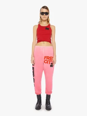 FREECITY LETSGO OG Superyumm Sweatpant - Pink Plant