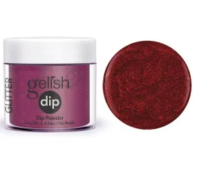 Gelish Professional Dip Powder Good Gossip - Red Glitter - 23G