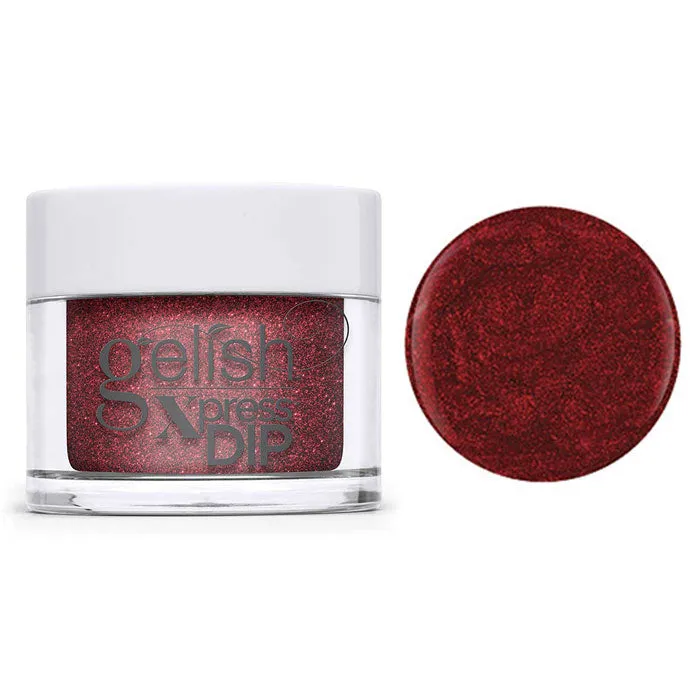 Gelish Professional Xpress Dip Powder Good Gossip - Red Glitter - 43G