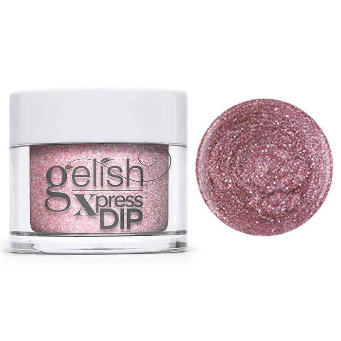 Gelish Professional Xpress Dip Powder June Bride - Holographic Pink Glitter - 43G