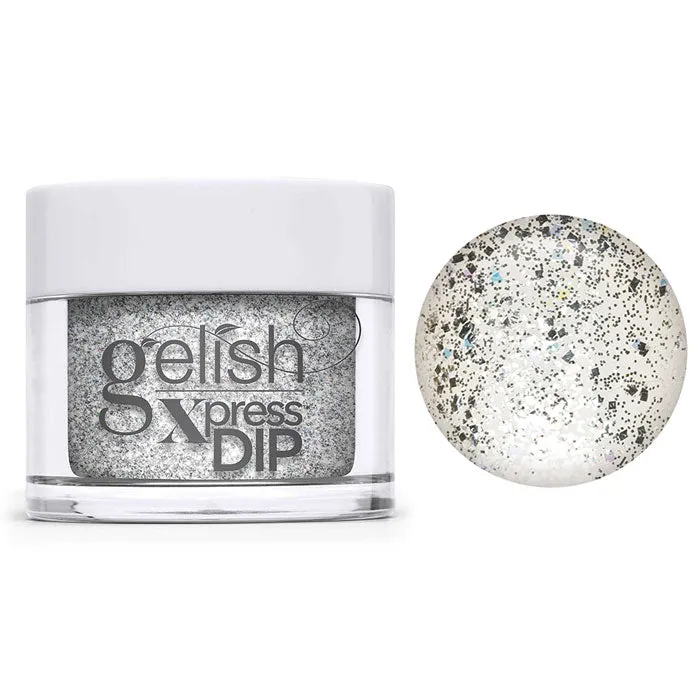 Gelish Professional Xpress Dip Powder Water Field - Silver Holographic Glitter - 43G