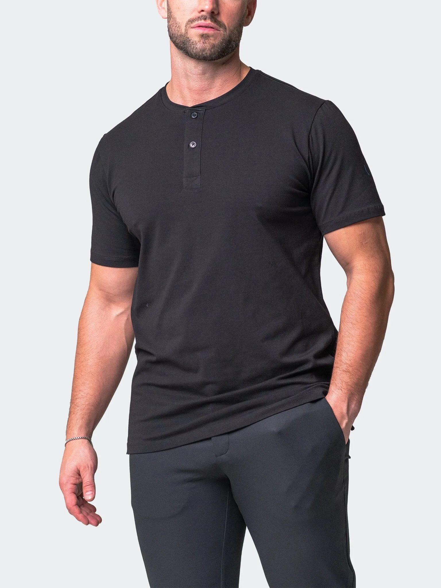 Henley Core Black