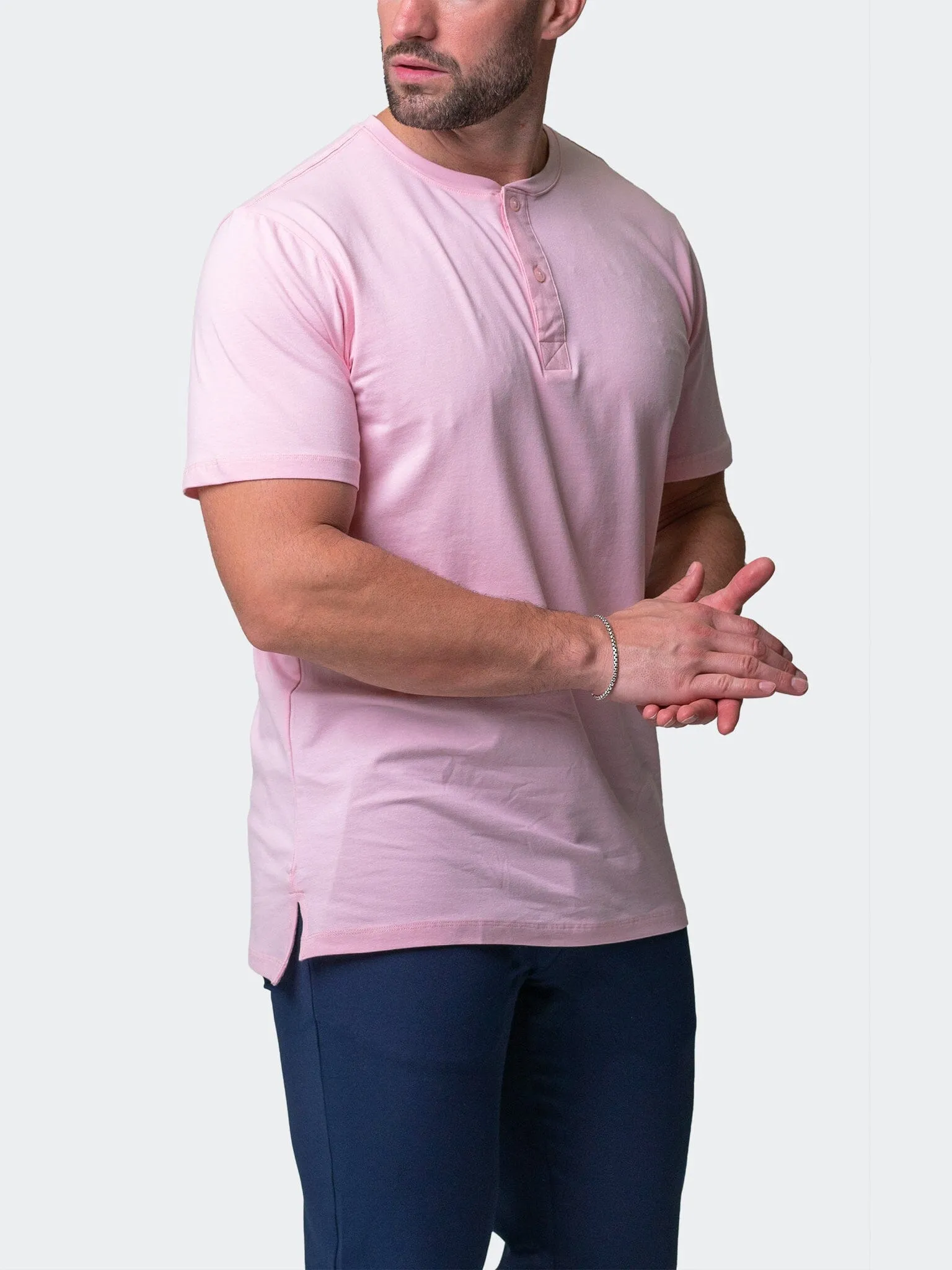 Henley Core Pink