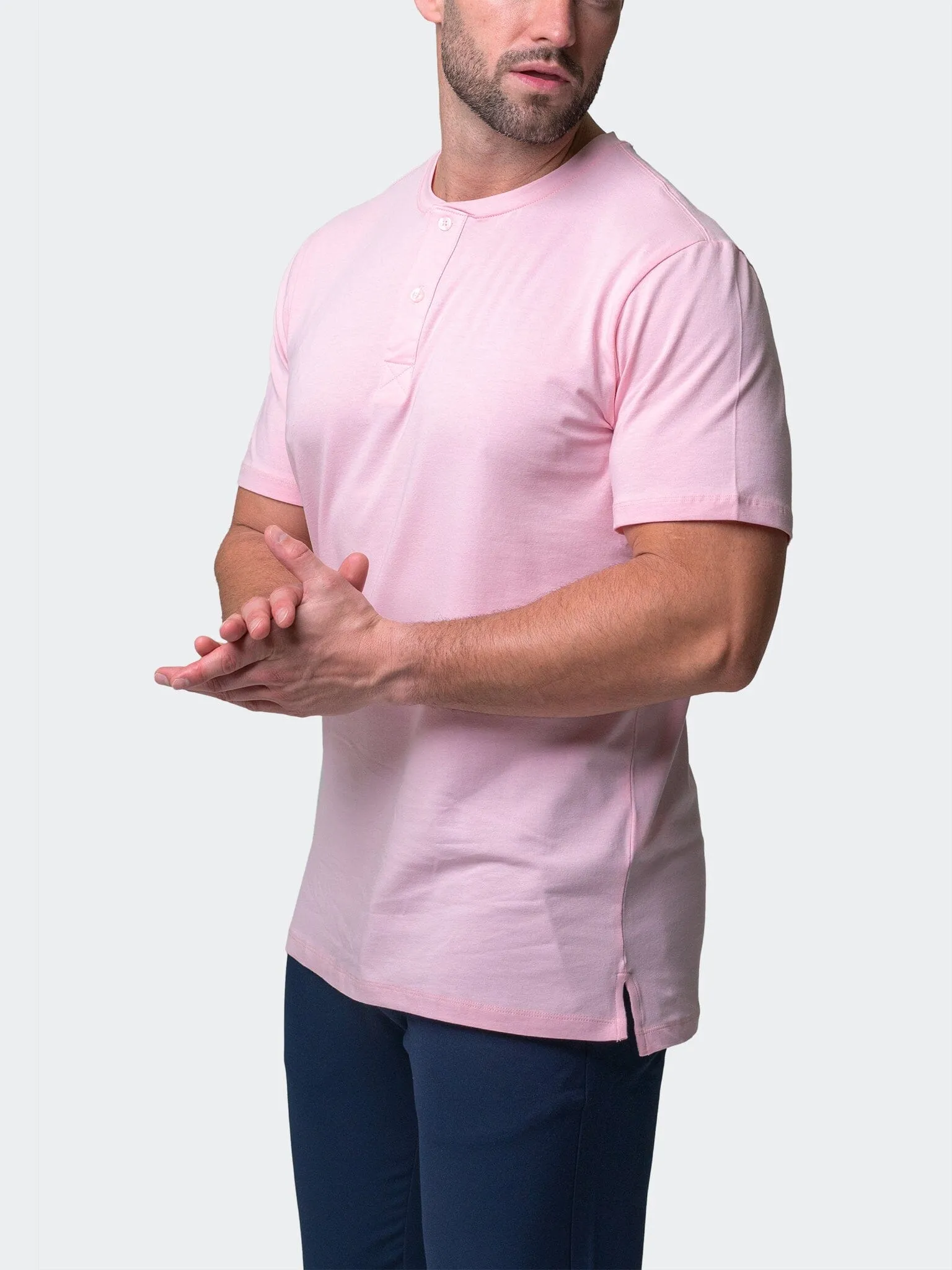 Henley Core Pink