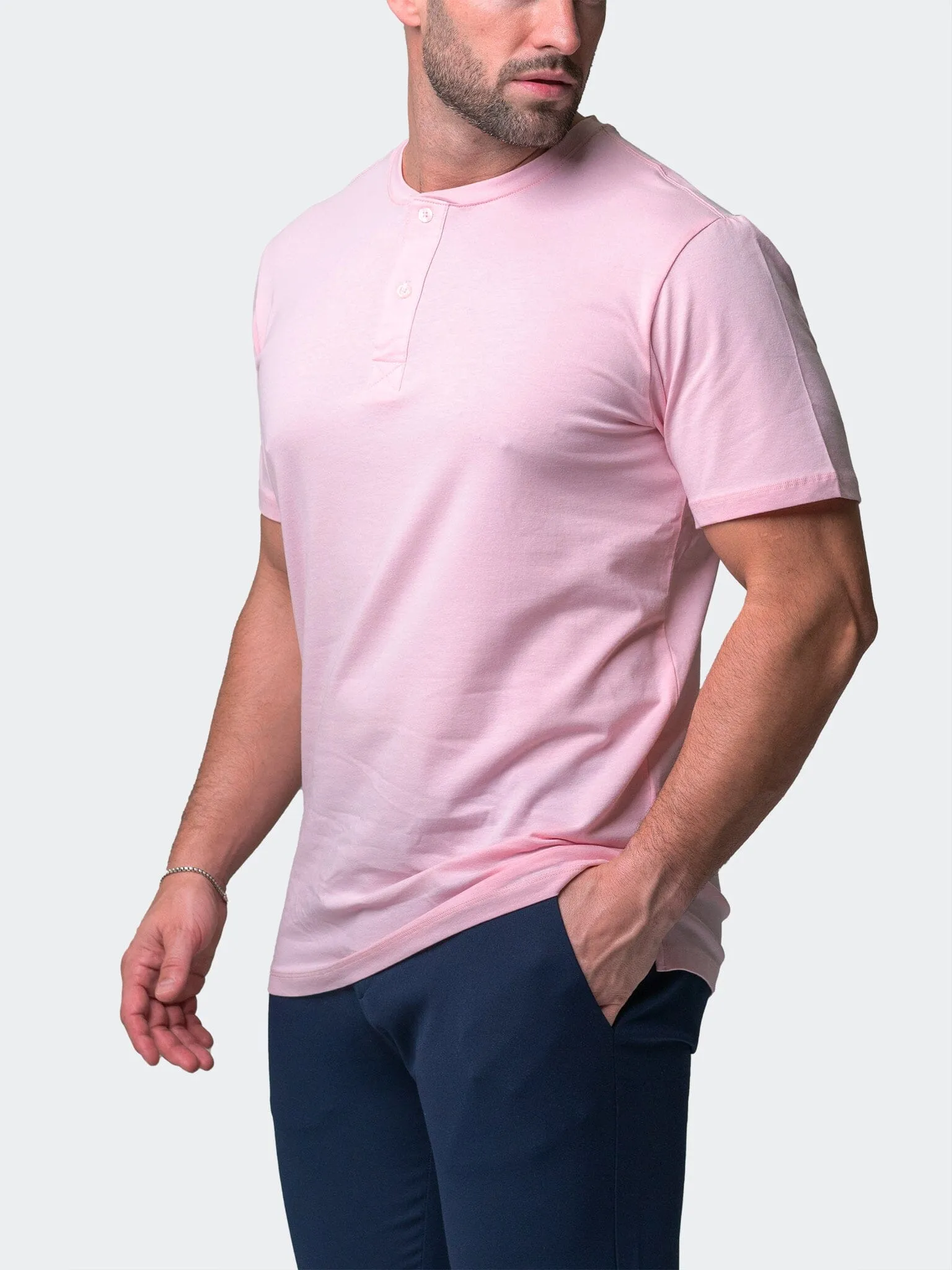 Henley Core Pink