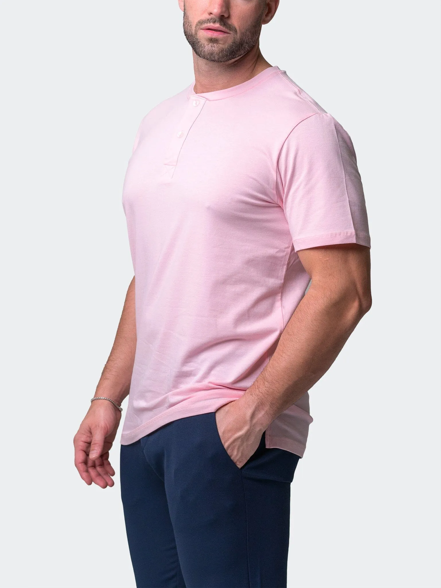 Henley Core Pink