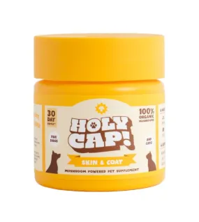 Holy Cap Medicinal Mushroom Supplement for Dogs (Skin & Coat)