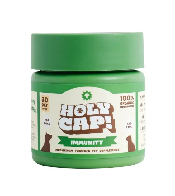 Holy Cap Medicinal Mushroom Supplement for Dogs (Skin & Coat)