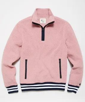 Lightweight Polartec Half Zip in Pinkwater