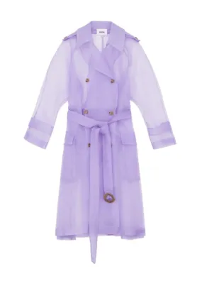 LILA LONG TRENCH COAT