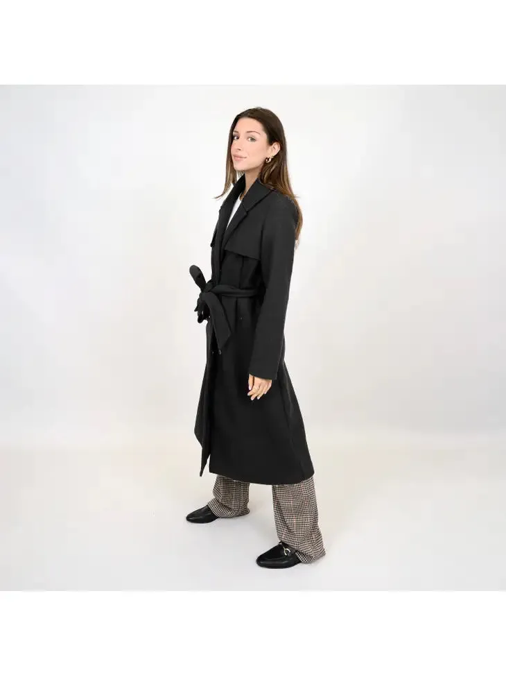 Maddison Belted Military Coat