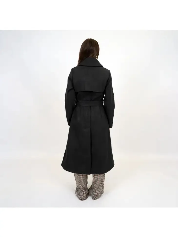 Maddison Belted Military Coat