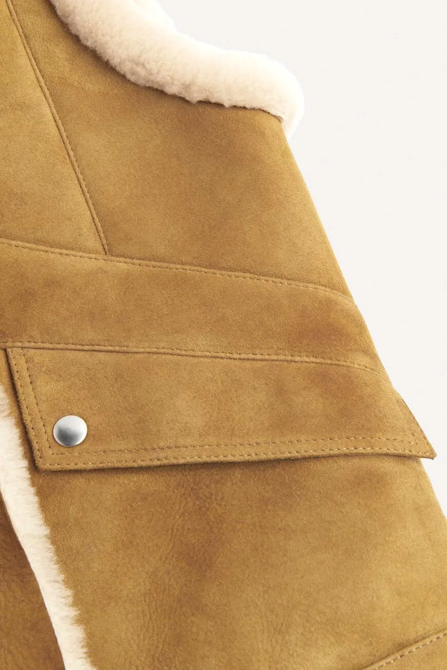 Maeenor Camel Gilet - 1