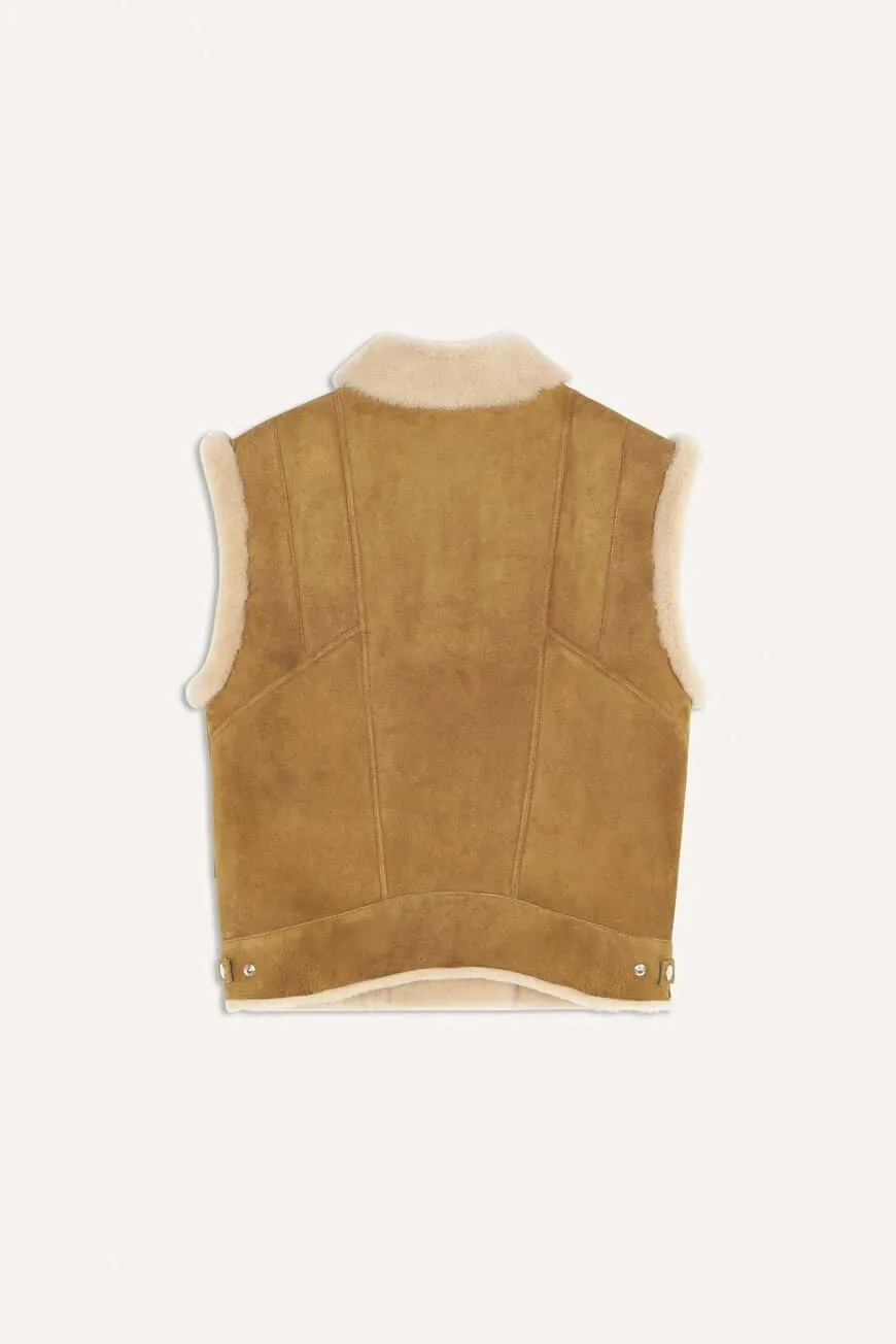 Maeenor Camel Gilet - 1