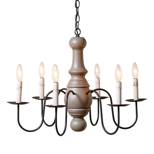 Maple Glenn Chandelier in Earl Gray