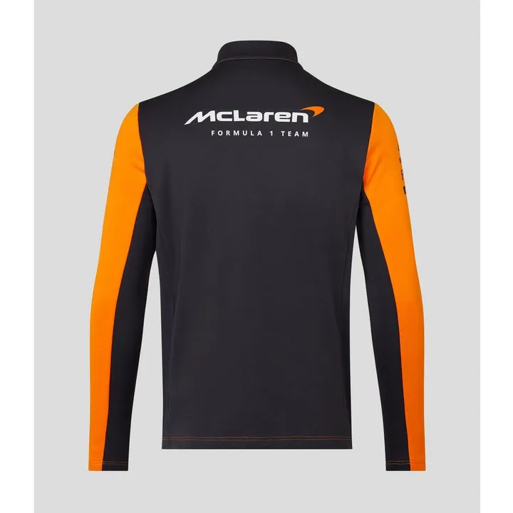 McLaren F1™ Teamwear Men's Half-Zipper - Papaya Orange