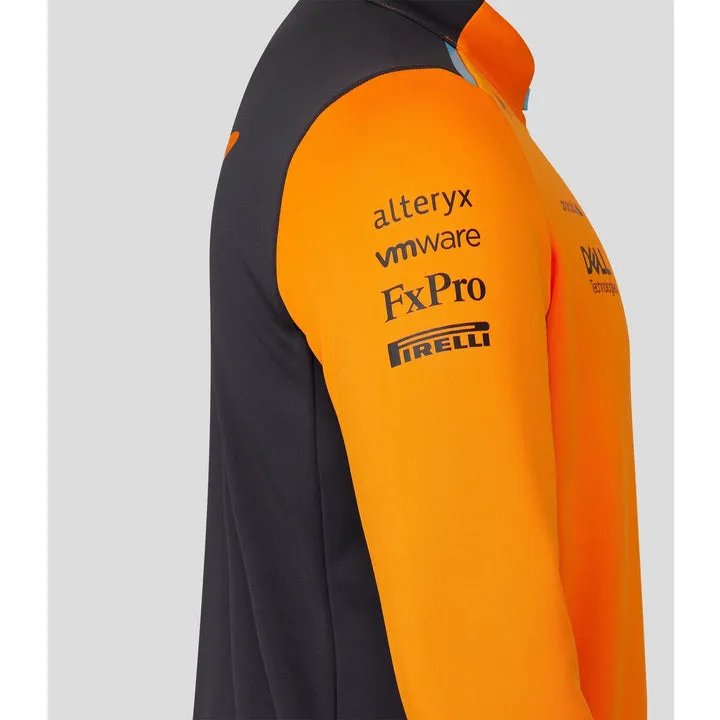 McLaren F1™ Teamwear Men's Half-Zipper - Papaya Orange