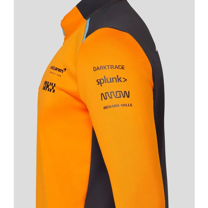 McLaren F1™ Teamwear Men's Half-Zipper - Papaya Orange