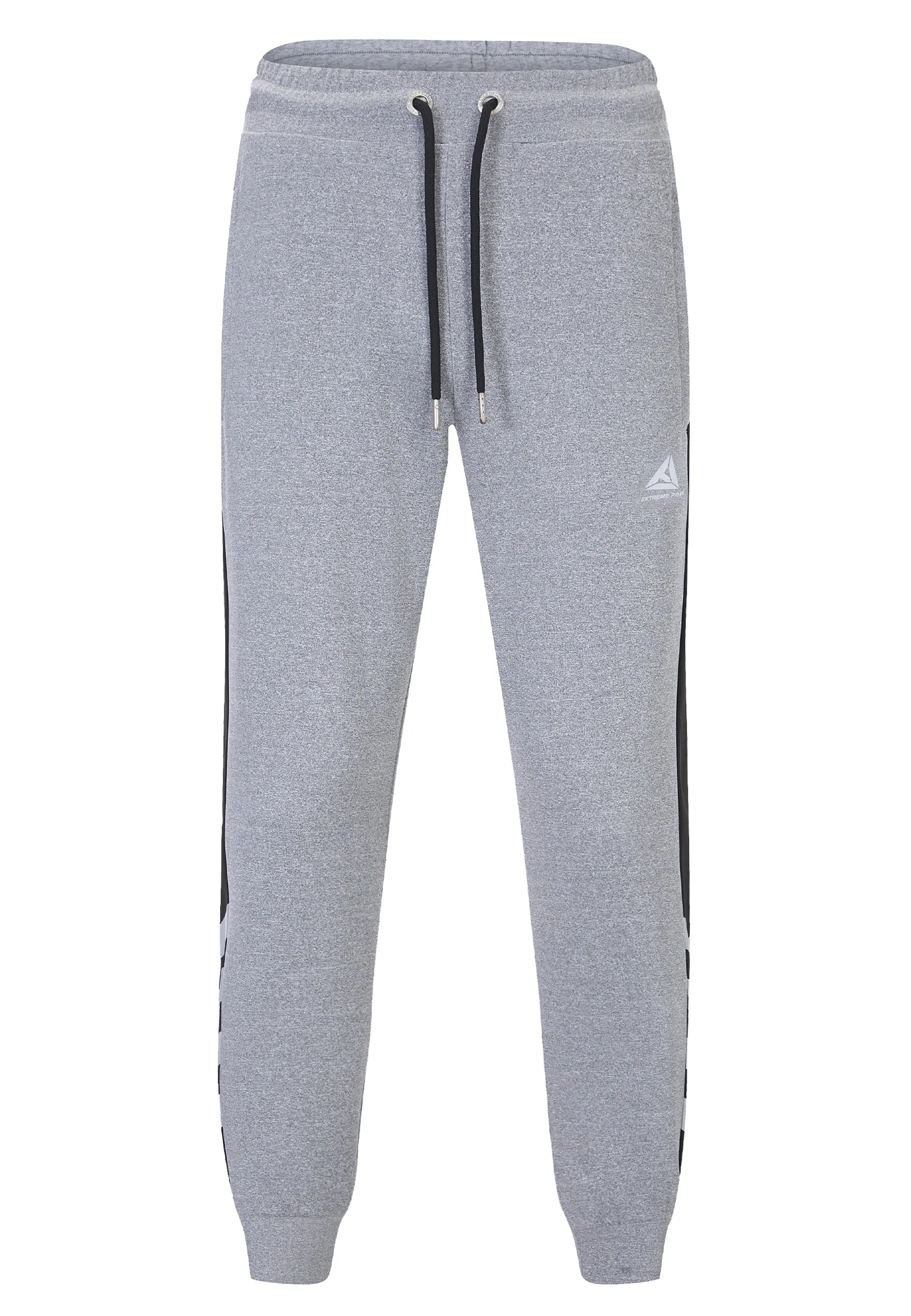 Mens sweatpants bottoms with Reflective printed blocks