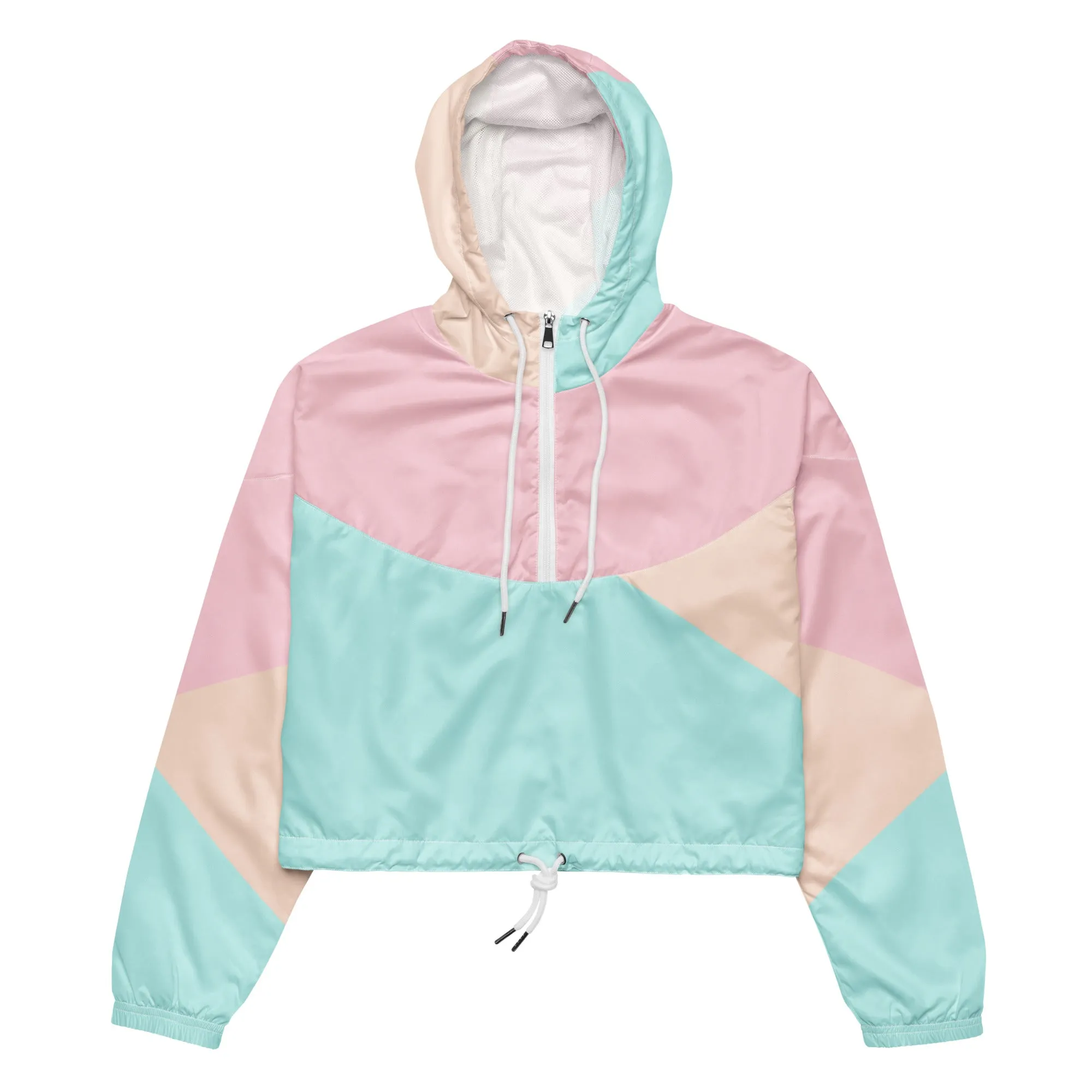 Miami Geo- Cropped Windbreaker