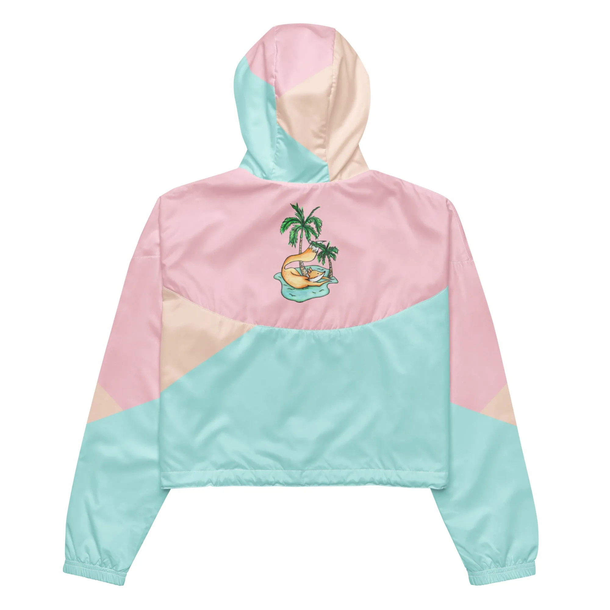 Miami Geo- Cropped Windbreaker