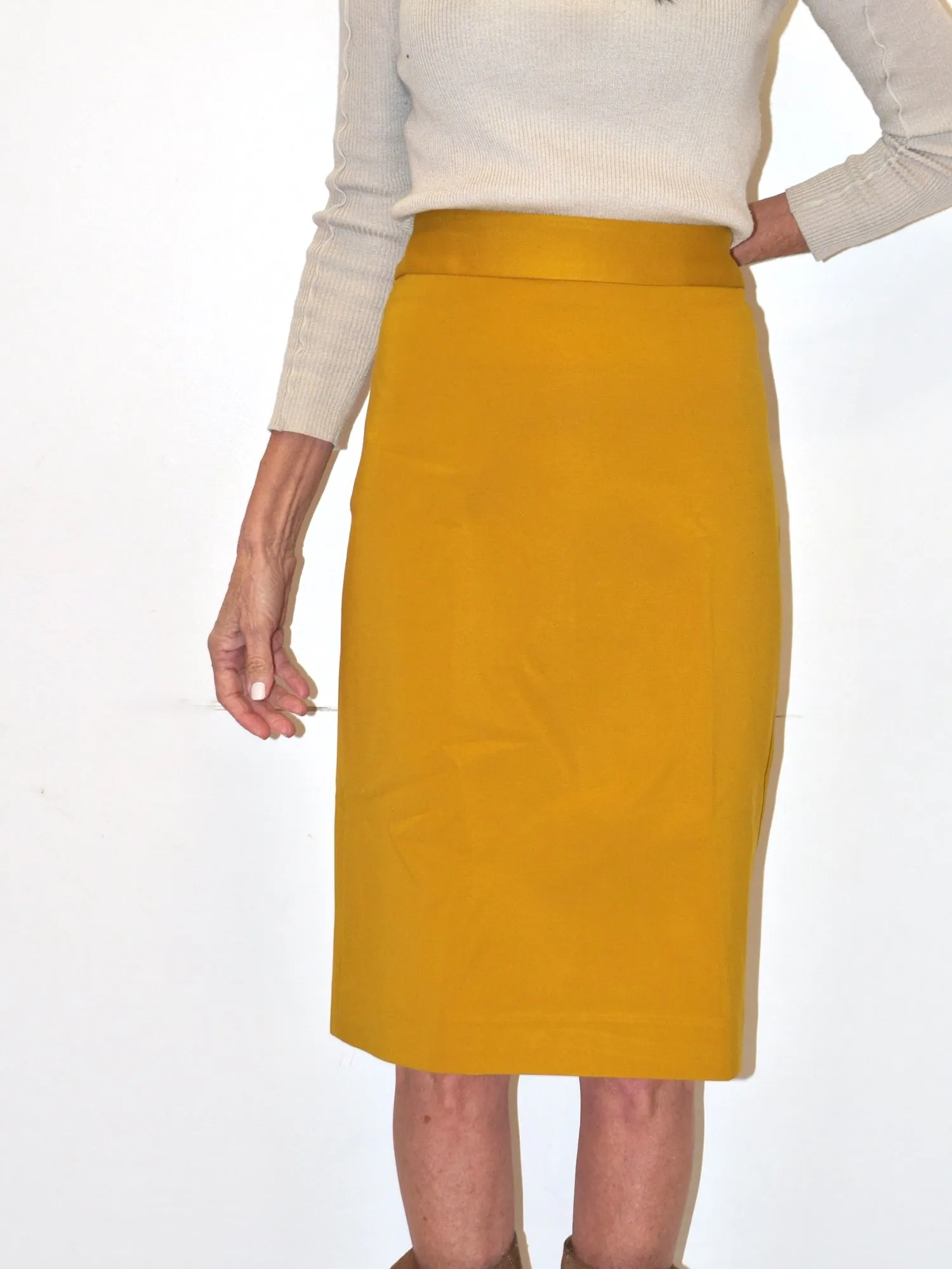 Mossaic Slim Cut Straight Skirt Skirt (1804)