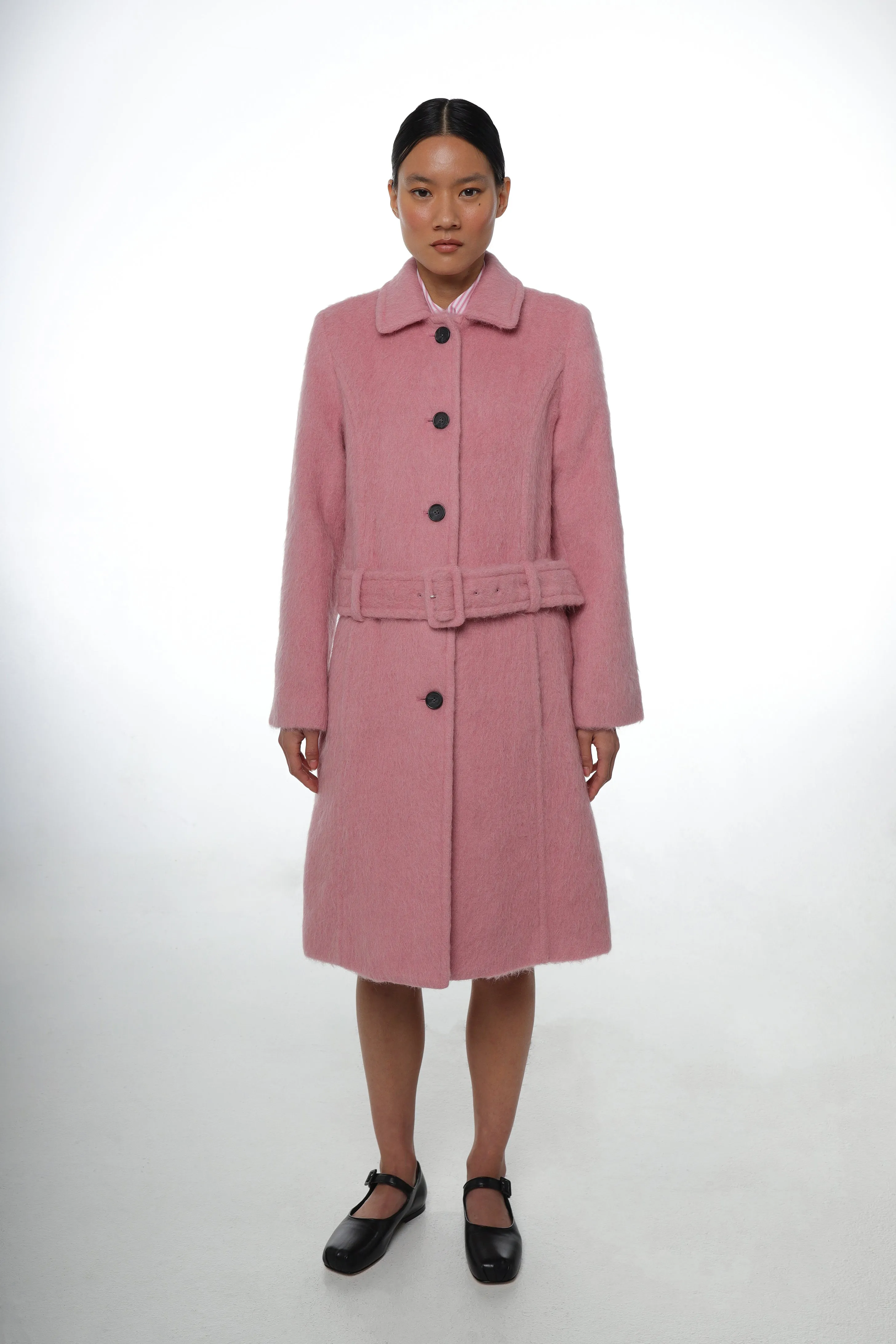 NORWICH COAT IN PINK