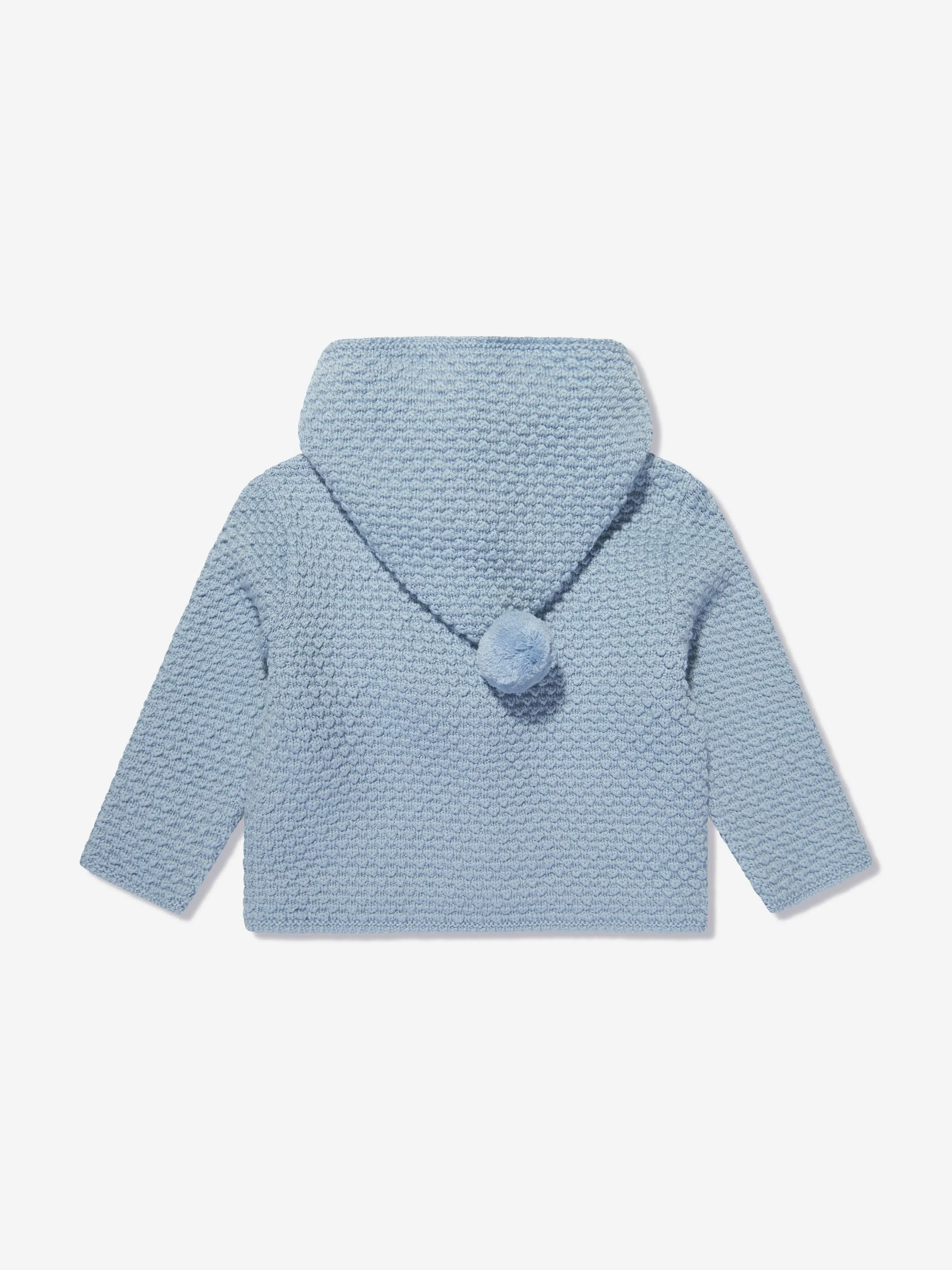 Paz Rodriguez Baby Boys Knitted Pram Coat in Blue