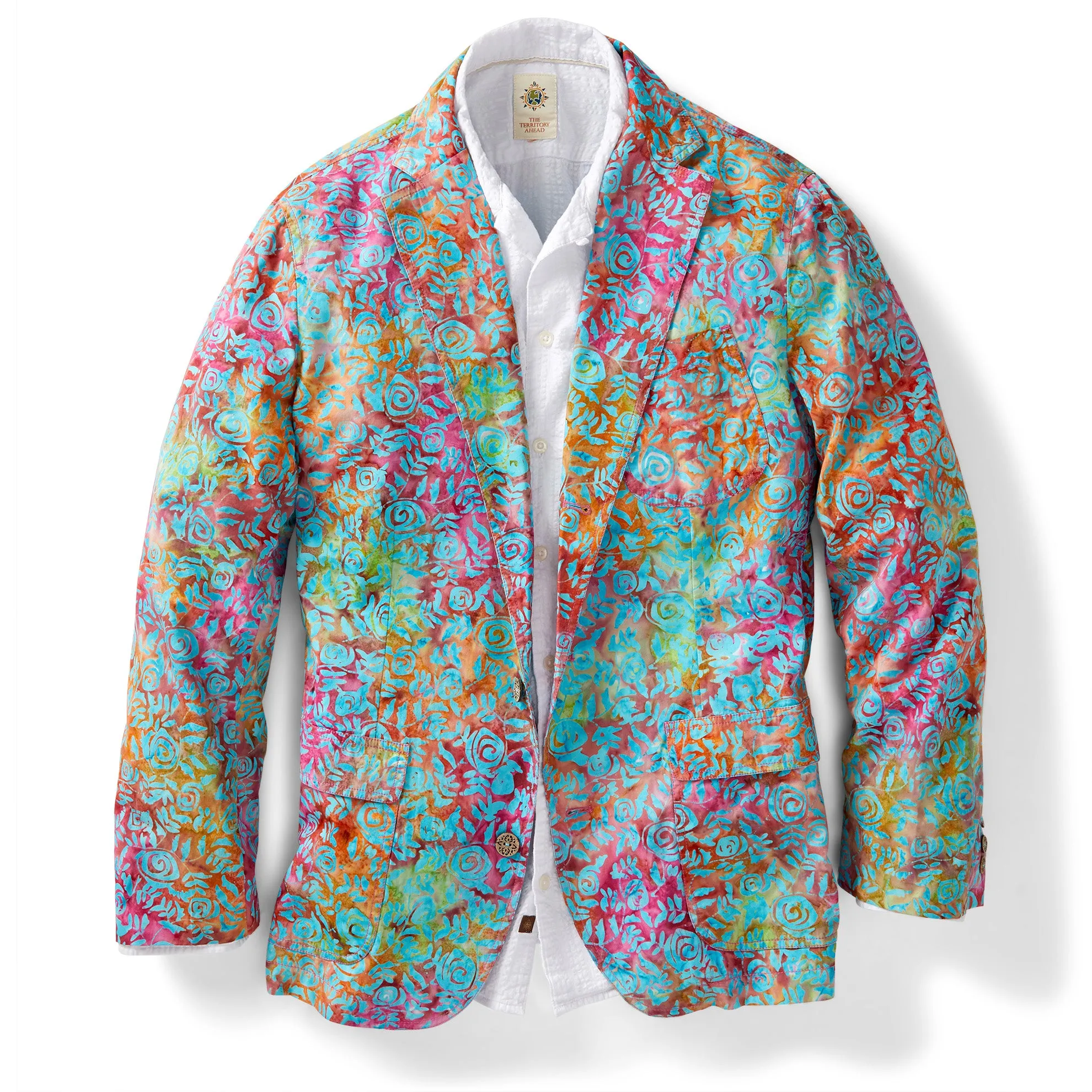 Polychrome Paradise Batik Sport Coat